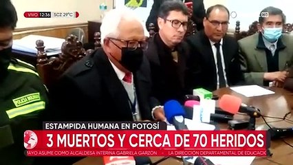 Rector califica de "tragedia delincuencial" lo ocurrido en asamblea en universidad de Potosí