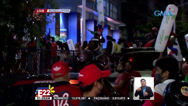 Ilang tagasuporta ni VP Leni Robredo, nagtipon sa Naga City | Eleksyon 2022