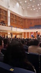 Ümit Özdağ'a protesto şoku: Konuşmasına ara verdi
