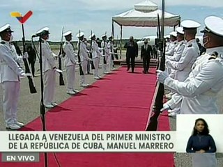 Primer Ministro de Cuba llega a Venezuela y agradece las condolencias de este pueblo hermano