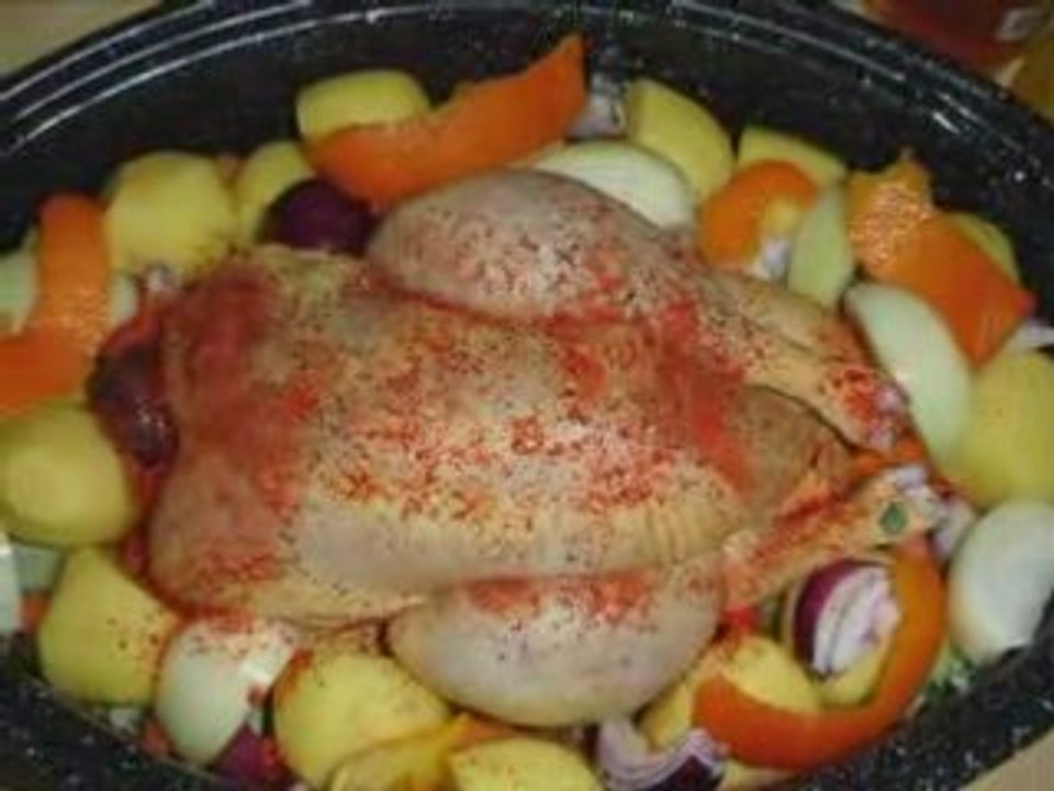 Poulet miel orange