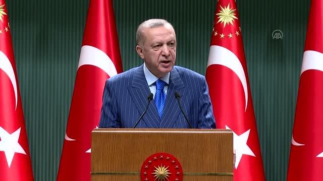 Cumhurbaşkanı Erdoğan: İlk defa ve tek konut sahibi olacaklara 2 milyon liraya kadar birinci el satın almalar için 10 yıla kadar vadeli, aylık yüzde...