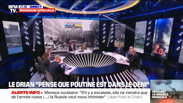 Pour Jean-Yves Le Drian, Vladimir Poutine est dans le déni