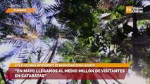 “En mayo llegamos al medio millón de visitantes en cataratas”