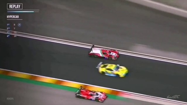 6H Spa 2022 Race Great Battle Colombo vs Gelael Overtake Hakkinen/Schumi 2022