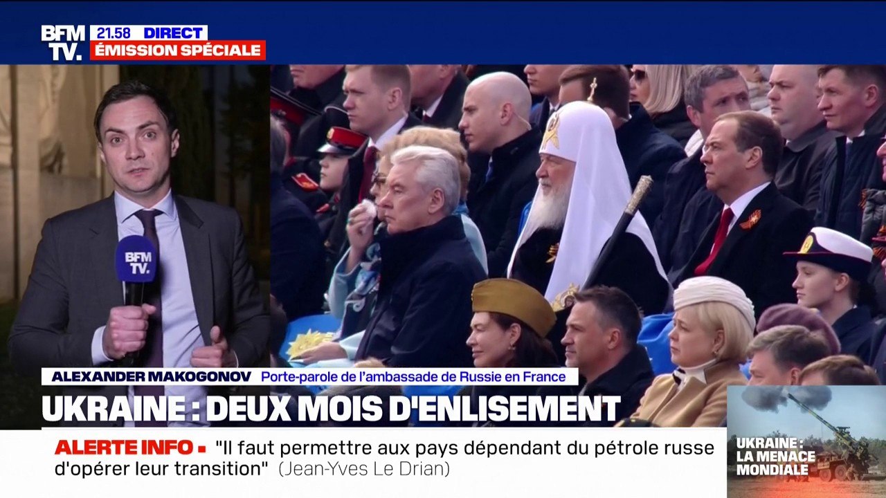 9-Mai: pour le porte-parole de l’ambassade de Russie en France, Vladimir Poutine a "porté un message de paix"
