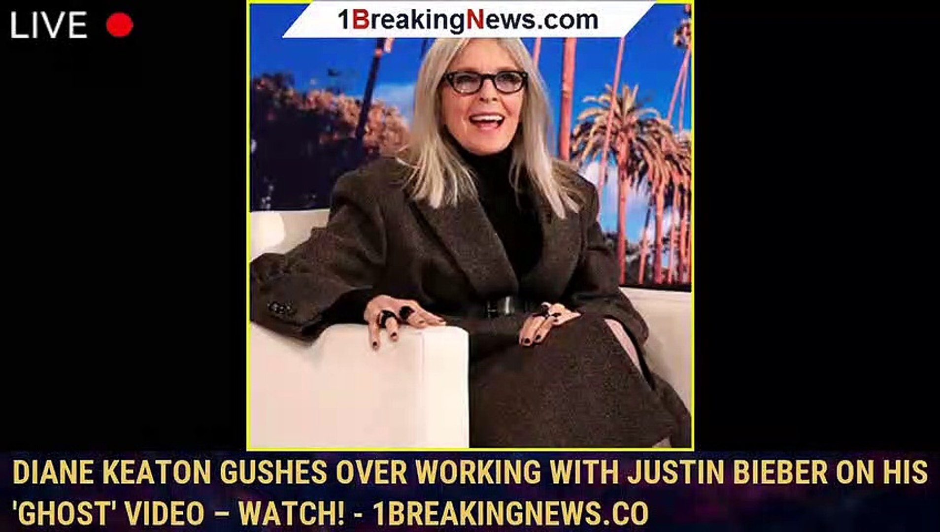 WATCH: Diane Keaton in Justin Bieber 'Ghost' Music Video