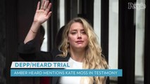 Amber Heard References 'Kate Moss and Stairs' as She Testifies About Johnny Depp and Sister's Fight
