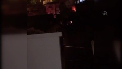 Evde çıkan yangında 1 kişi dumandan etkilendi