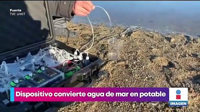 Crean dispositivo que convierte agua de mar en agua potable