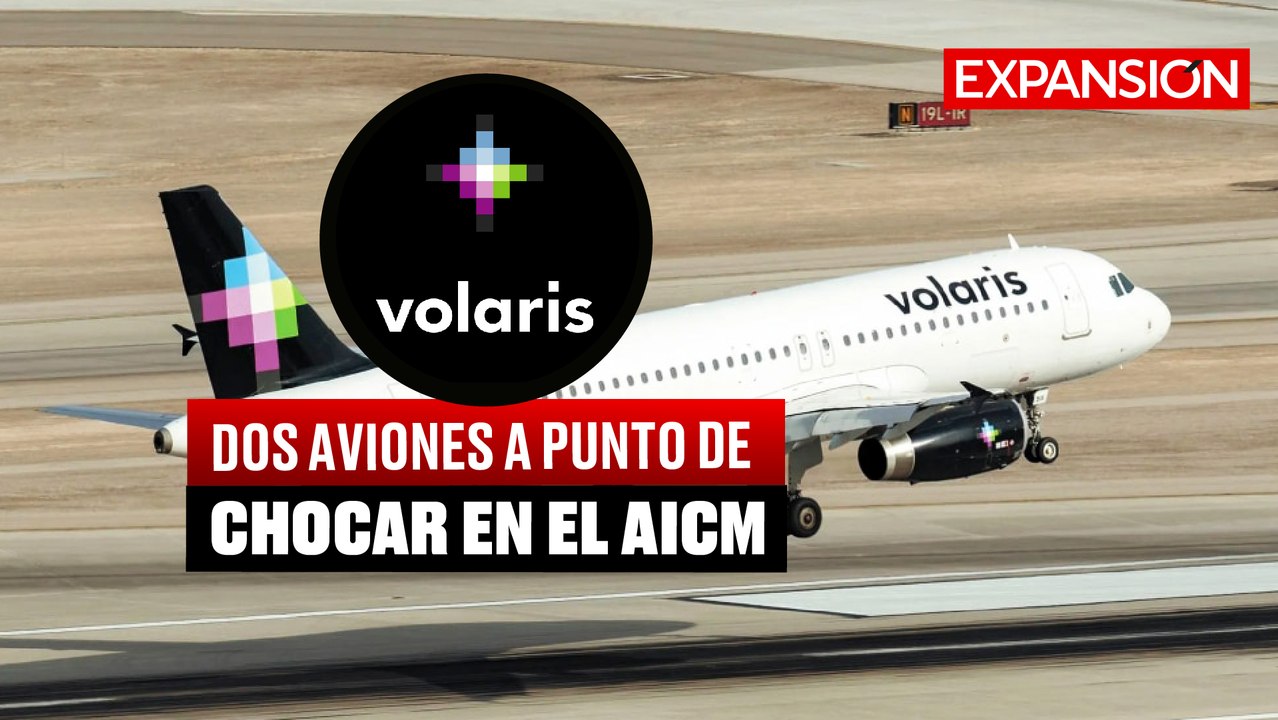 AVIONES de VOLARIS CASI CHOCAN en el AICM | ÚLTOMAS NOTICIAS