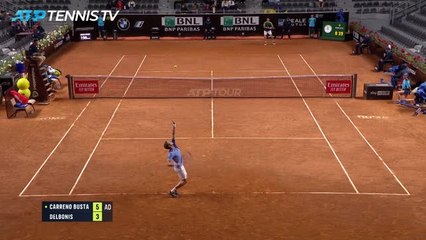 Rome - Pablo Carreño Busta domine Federico Delbonis