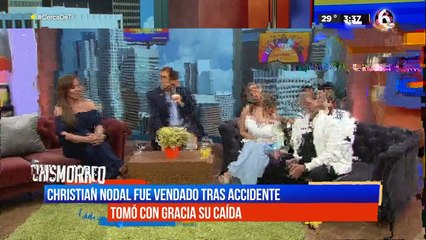 Christian Nodal reaparece en sus redes tras aparatoso accidente