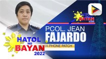 Update kaugnay ng mga naitalang karahasan sa iba't ibang lugar na naganap sa araw ng eleksiyon, alamin kay Police Col. Jean Fajardo