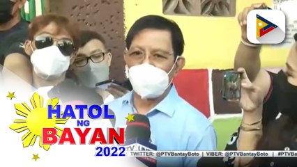 Sen. Lacson, bumoto sa Luma 1 ES sa Cavite