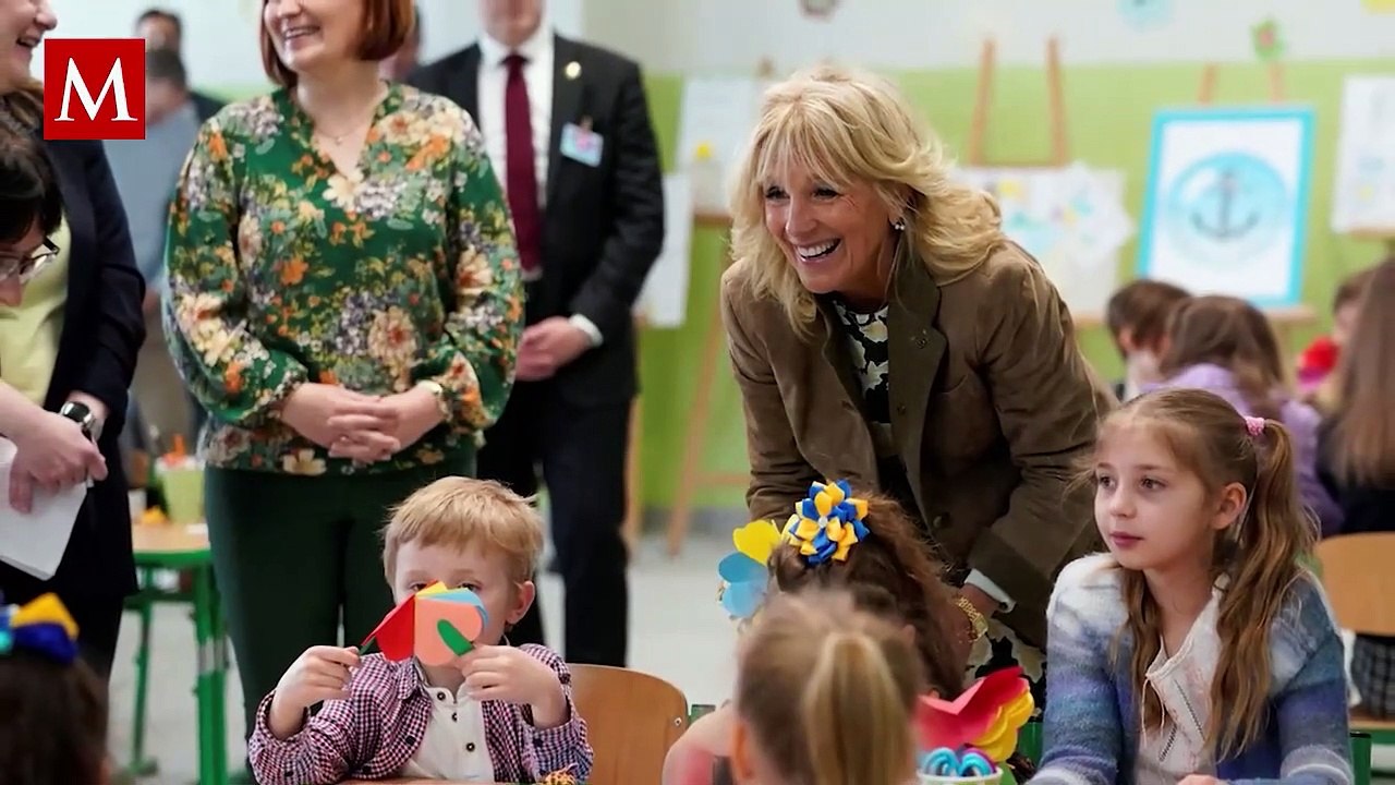 Jill Biden hace visita sorpresa a Ucrania por Día de la Madre