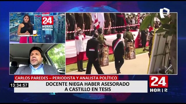 Carlos Paredes sobre Pedro Castillo: El presidente debe cambiar de voceros y abogados
