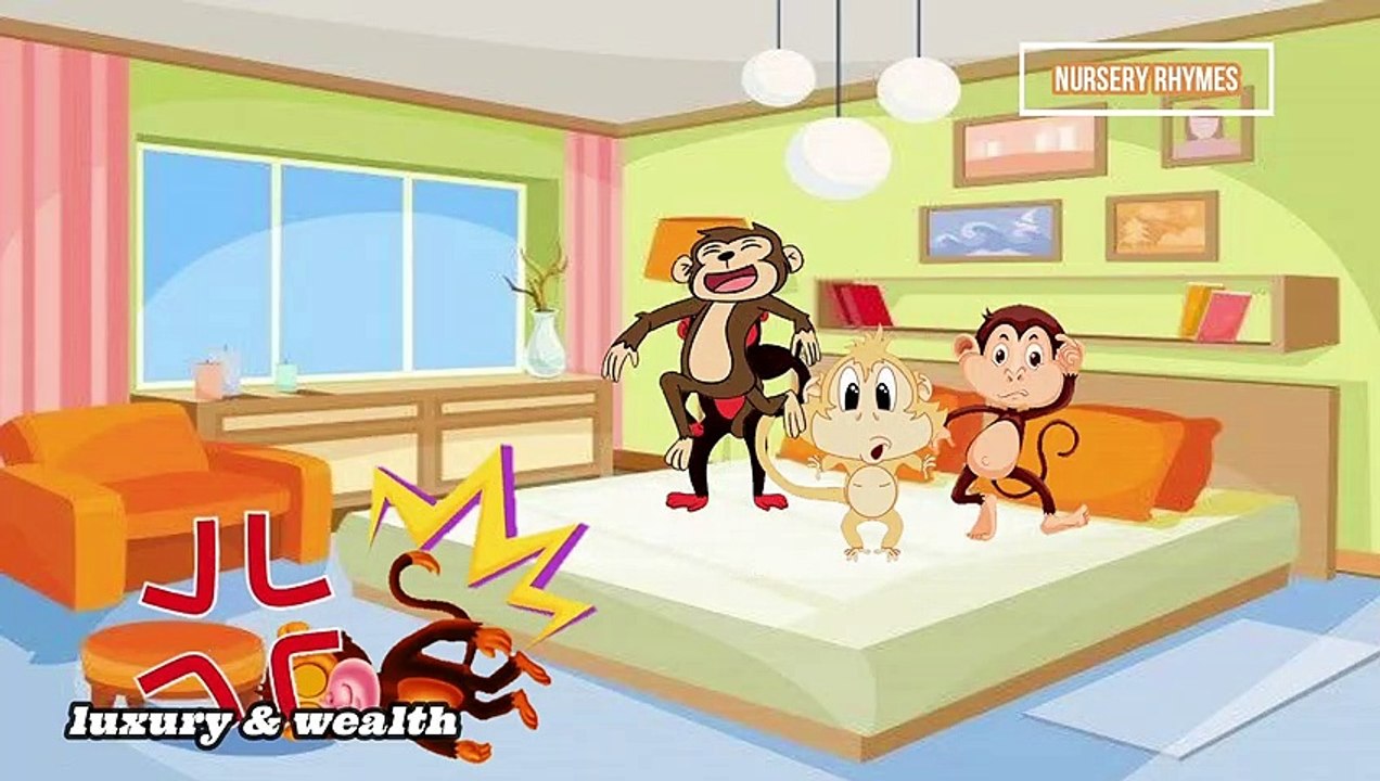 five little monkey - nursery rhymes