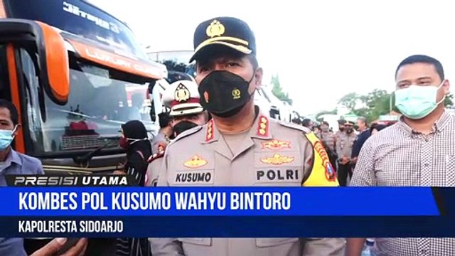 Kapolresta Sidoarjo Cek Arus Balik di Terminal Purabaya