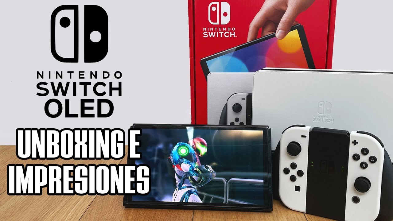 Nintendo Switch OLED Unboxing y primeras impresiones