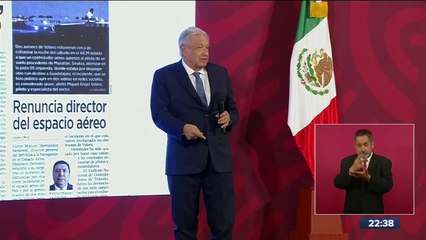 No hay peligro: López Obrador sobre incidente en AICM