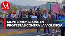 Marchan en Monterrey para exigir justicia por las desaparecidas de Nuevo León