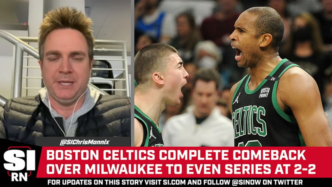 The Boston Celtics Completed Their Game 4 Comeback To Even Series With Milwaukee 2-2