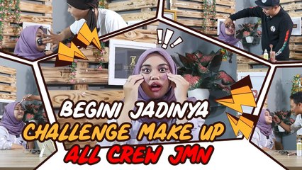 BEGINI JADINYA CHALLENGE MAKE UP ALL CREW JMN | DE'ZAHRA MAKEUP