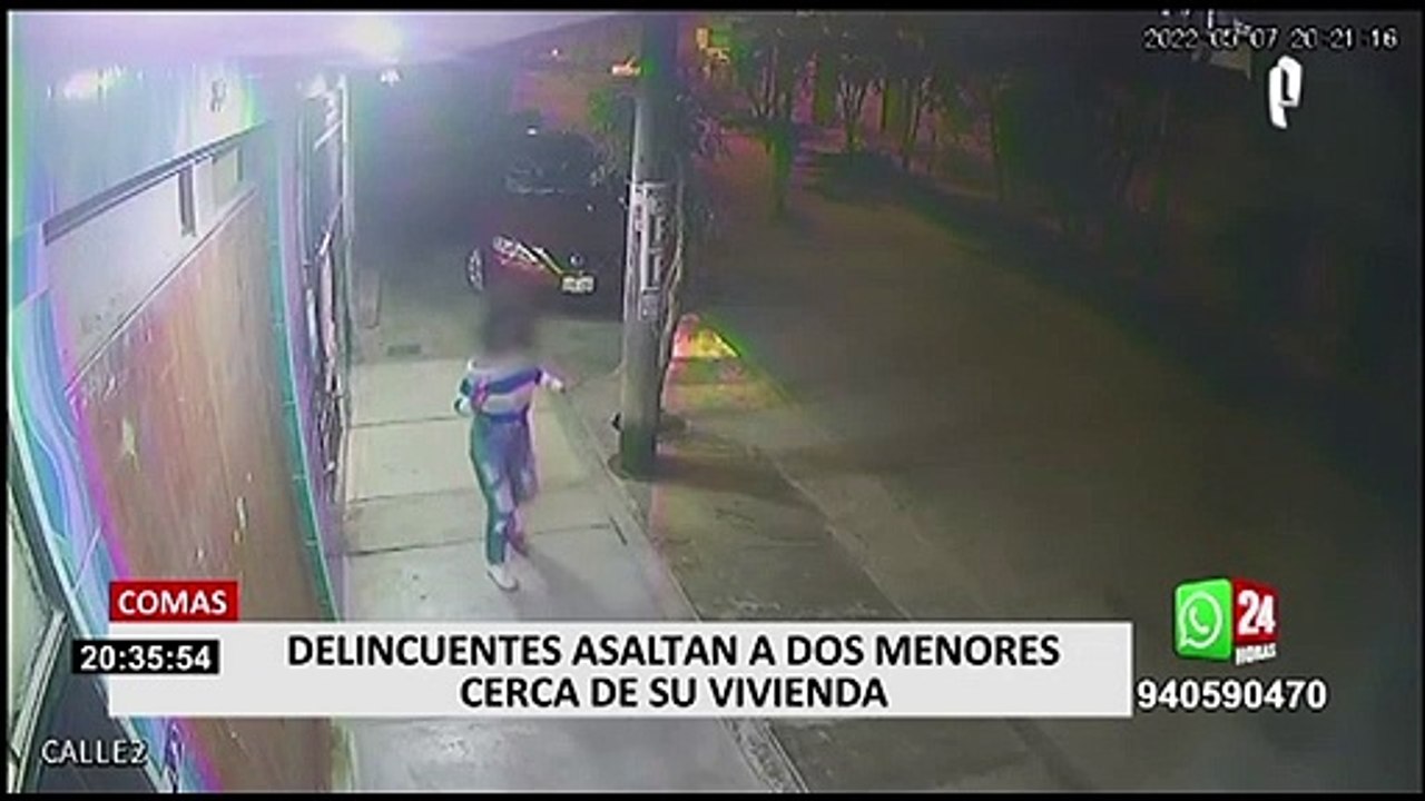 Comas: Menores de edad vivieron momentos de terror tras ser perseguidas por delincuente