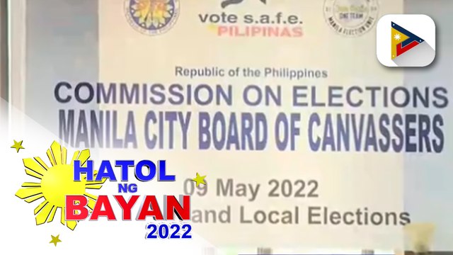 94% ng mga boto sa Manila City Hall, na-canvass na; Ilang grupo, nagkasa ng kilos protesta sa tanggapan ng Comelec sa Maynila