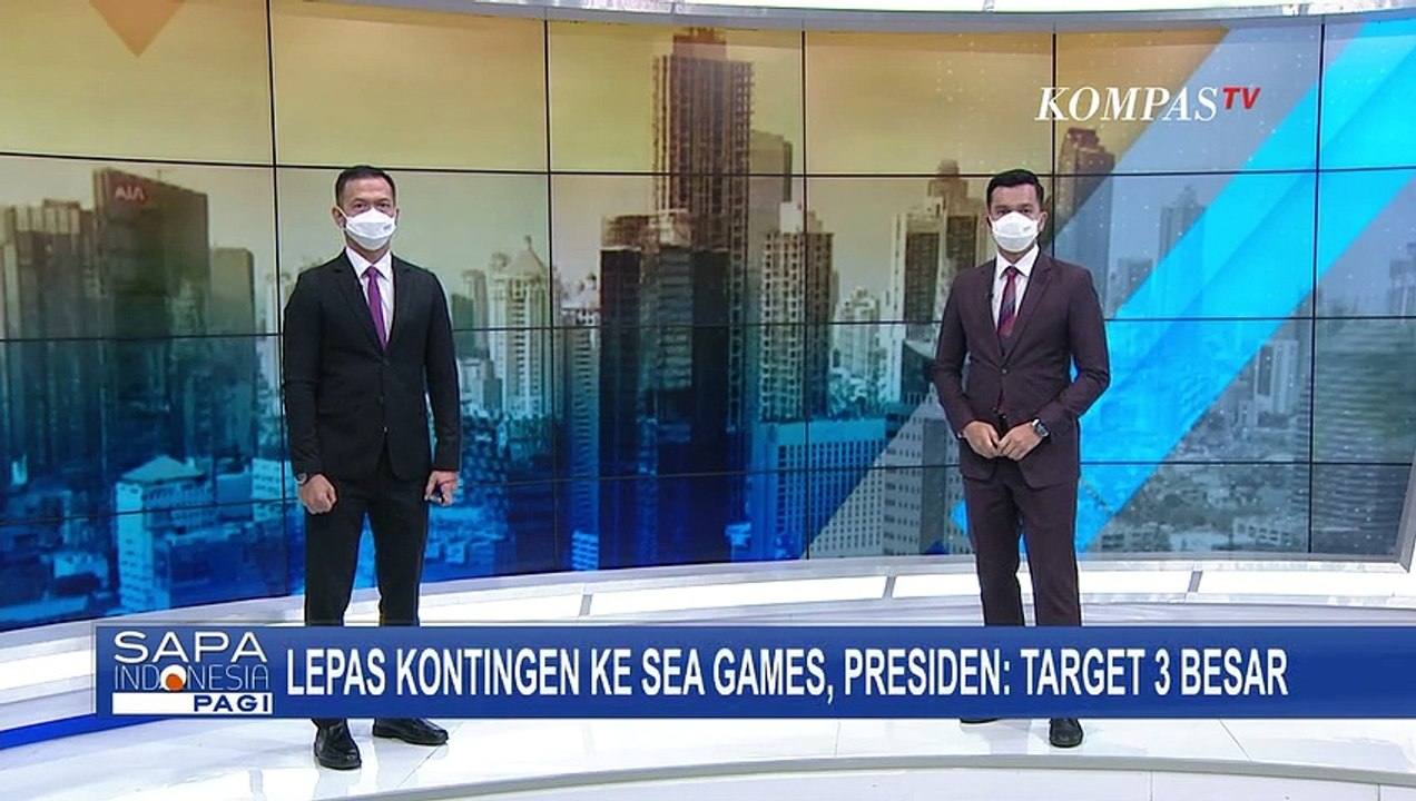 Jokowi Lepas Kontingen Indonesia ke Sea Games Vietnam, Harapan Jokowi : Target 3 Besar!