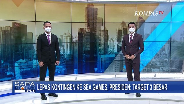 Jokowi Lepas Kontingen Indonesia ke Sea Games Vietnam, Harapan Jokowi : Target 3 Besar!
