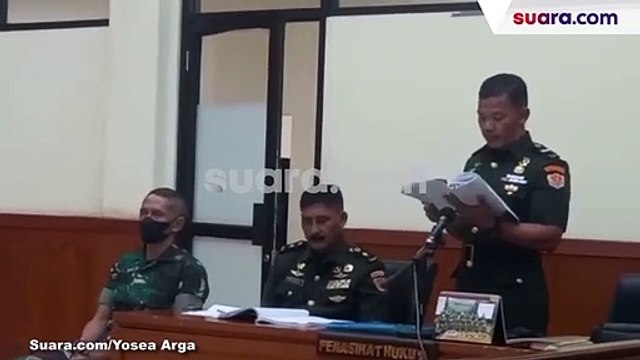 Kolonel Priyanto Tolak Dakwaan Pembunuhan Berencana dan Penculikan Dua Sejoli di Nagreg