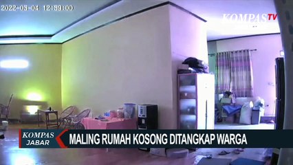 Pemilik Rumah Tahu Ada Maling Lewat CCTV