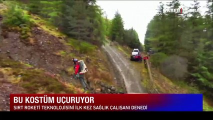 Sağlık çalışanları için bir ilk! Bu kostüm uçuruyor