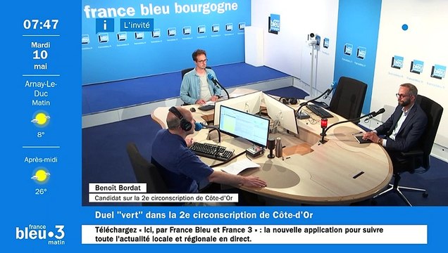 Benoit Bordat, adjoint au maire de Dijon, est l'invité de France Bleu Bourgogne