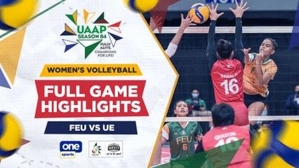 UE vs. FEU highlights | UAAP Season 84 Women's Volleyball