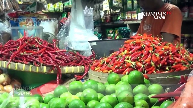 Harga Bahan Pokok di Jember Turun Drastis, Cabai dari Rp 50 Ribu Jadi Rp 25 Ribu Per Kilogram