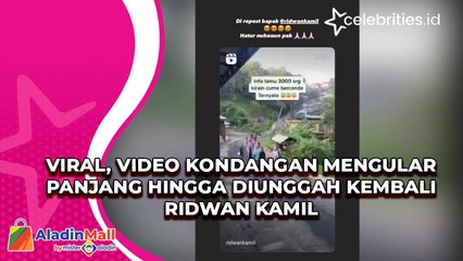 Viral, Video Kondangan Mengular Panjang Hingga Diunggah Kembali Ridwan Kamil