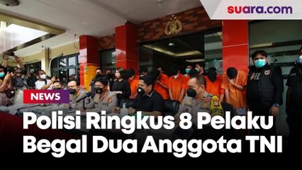 Kurang Dari 24 Jam, Polisi Ringkus 8 Pelaku Begal Dua Anggota TNI Di Kebayoran Baru