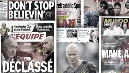 Download Video: L'escapade madrilène de Kylian Mbappé fait disjoncter la presse espagnole, l'Angleterre célèbre l'arrivée d'Erling Haaland