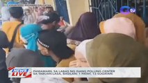 Pamamaril sa labas ng isang polling center sa Tabuan-Lasa, Basilan: 1 patay, 13 sugatan | News Live