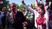 Russian Ambassador To Poland Doused In Red Paint By Anti-War Protesters