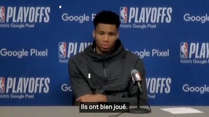 Bucks - Antetokounmpo : ''Ce n'était pas notre match''