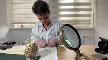 ESKİŞEHİR - Usta eğitmen Serap Tepedelen hat sanatının inceliklerini anlattı