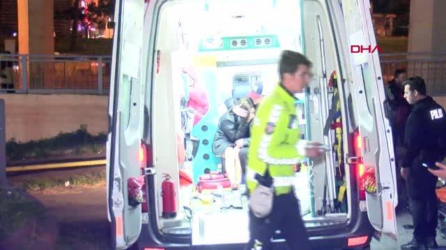 İSTANBUL-FATİH'TE ALKOLLÜ SÜRÜCÜNÜN KULLANDIĞI OTOMOBİL KÖPRÜDEN AŞAĞI UÇTU; 2'Sİ AĞIR 3 YARALI