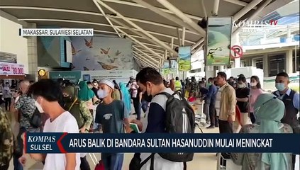 Arus Balik Di Bandara Sultan Hasanuddin Mulai Meningkat
