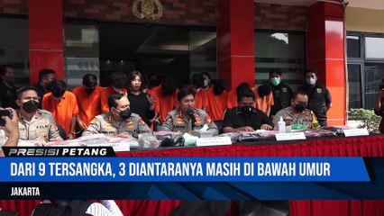 Polres Metro Jakarta Selatan Tangkap 9 Pelaku Begal dua Prajurit TNI