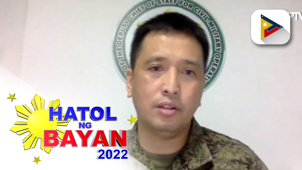 Panayam kay AFP spokesperson Col.  Ramon Zagala kaugnay sa patuloy na pagbabantay sa seguridad sa iba’t ibang bahagi ng bansa  sa gitna ng bilangan ngayong Halalan 2022