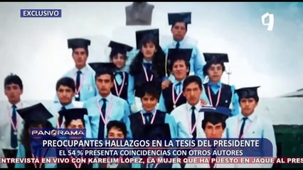 LA TESIS BAMBA DE PEDRO CASTILLO - Investigaciòn confirmada